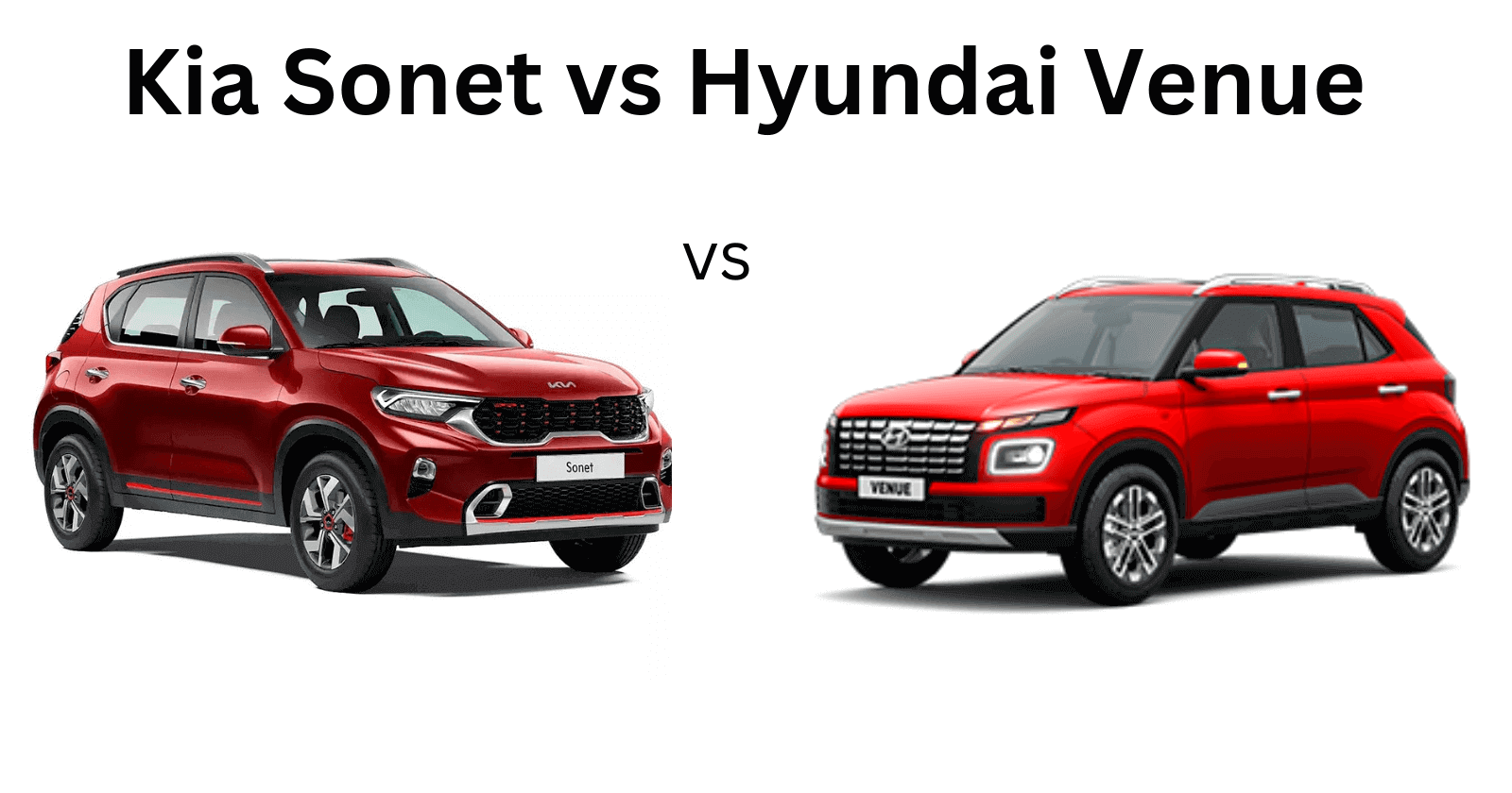 Kia vs Hyundai Venue Compare Prices, Mileage, Specs (2023)