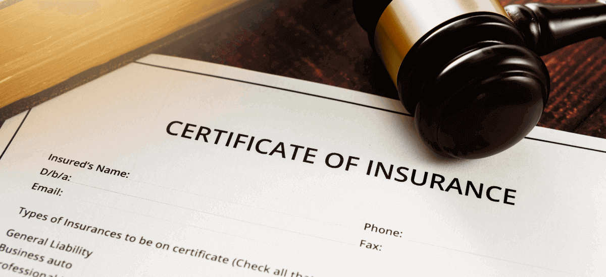 Certificate of Insurance in Motor Vehicles Act Facts To Know