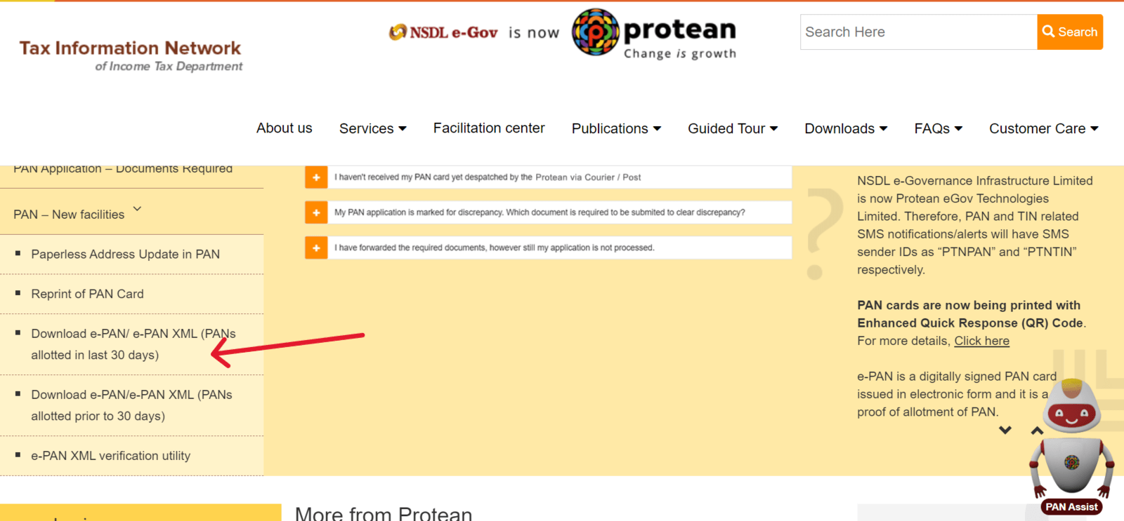 How To Download PAN Card via NSDL? - Step 3