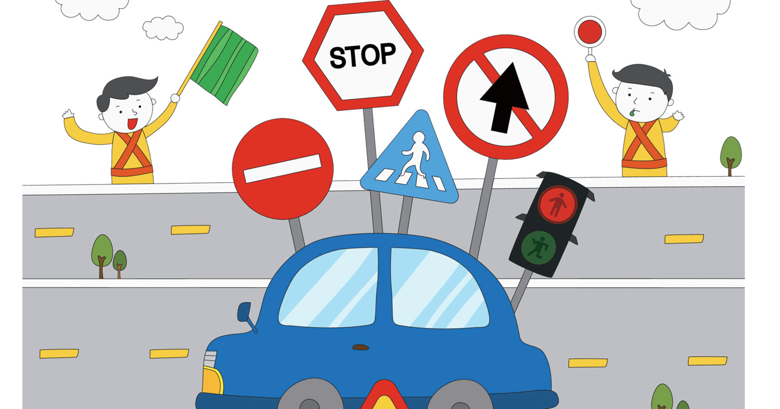 Road Traffic Controller Stock Vector Illustration and Royalty Free Road  Traffic Controller Clipart