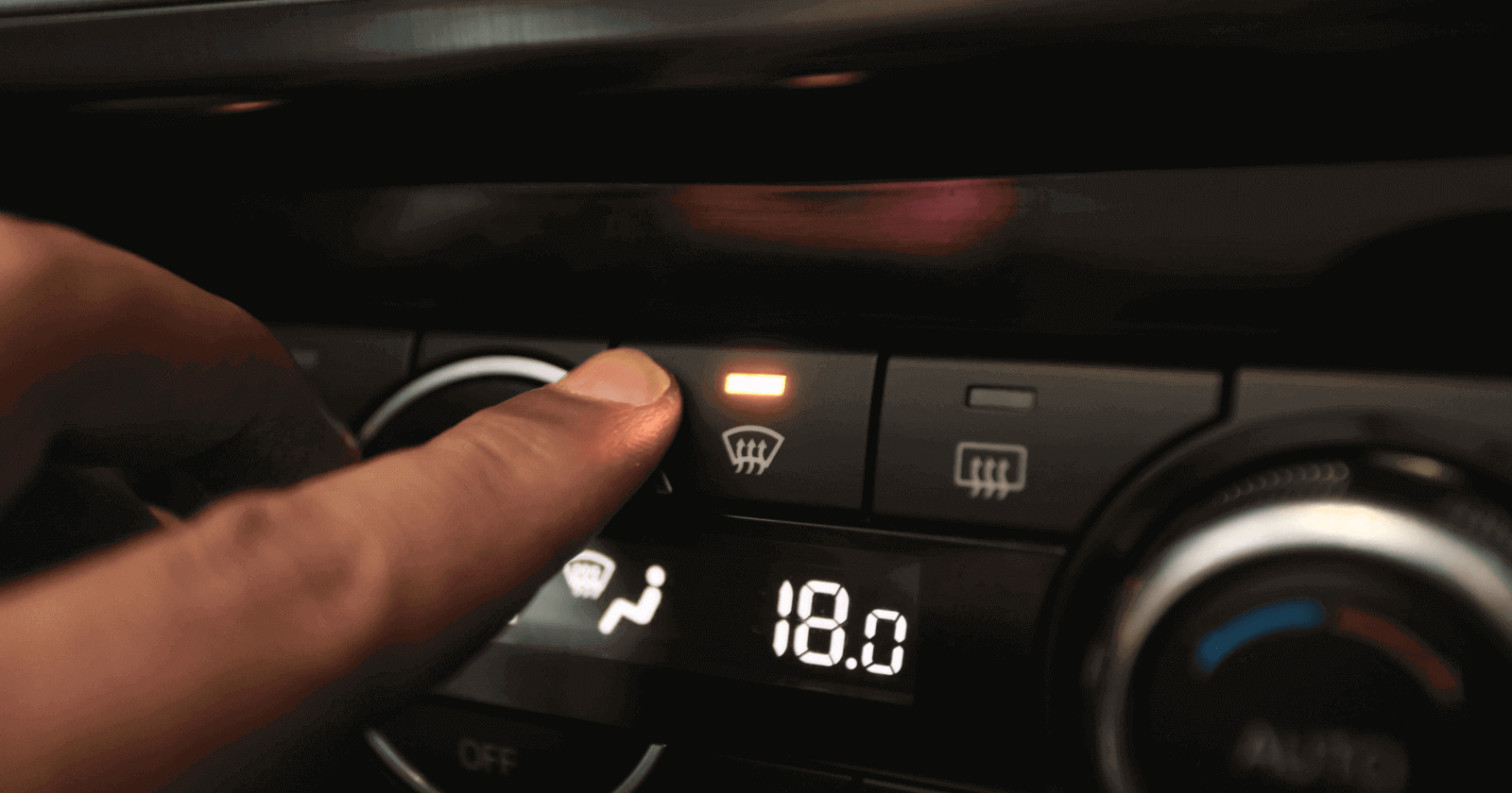 Car indicator, dashboard, defrost, front window defroster icon