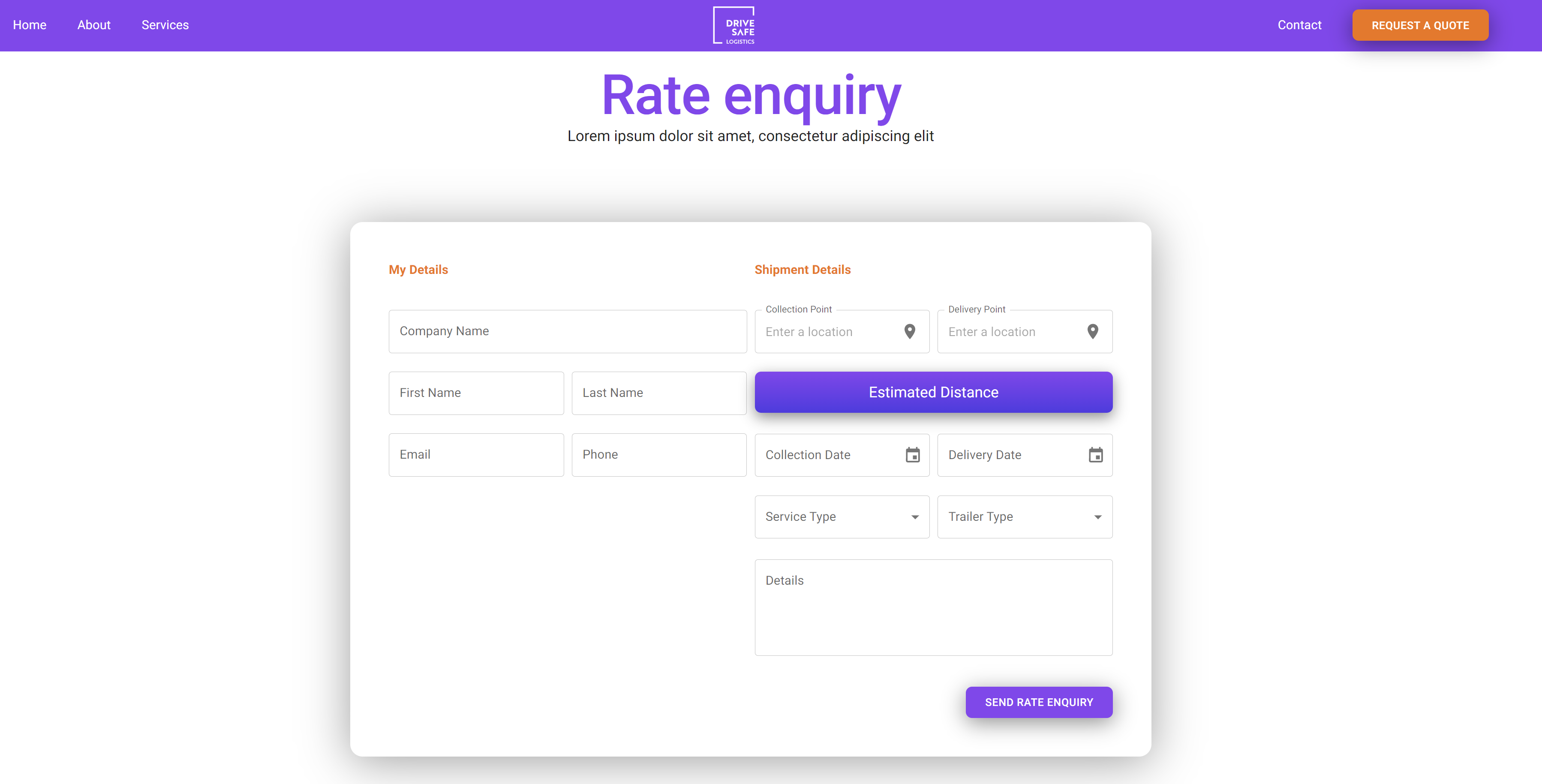 rate enquiry