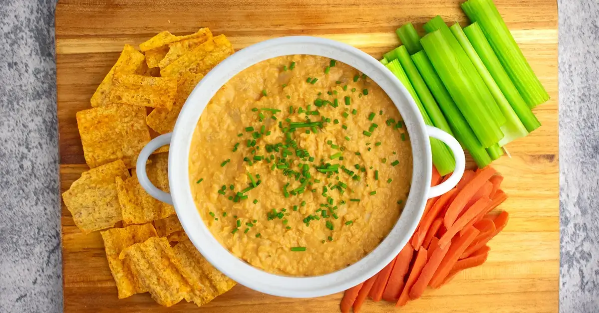 Buffalo Chickpea Dip (Vegan)