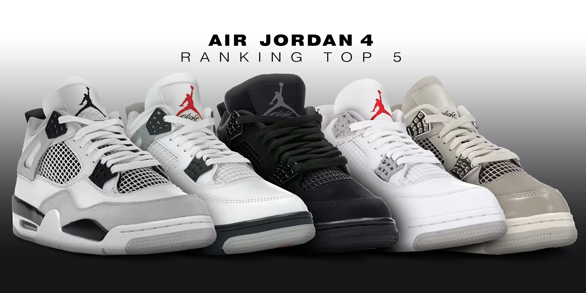 top 5 air jordan 4 