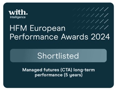 2024 WithIntelligence HFM Eurpean Performance Awards Managed Futures CTA Long Term Performance Shortlisted