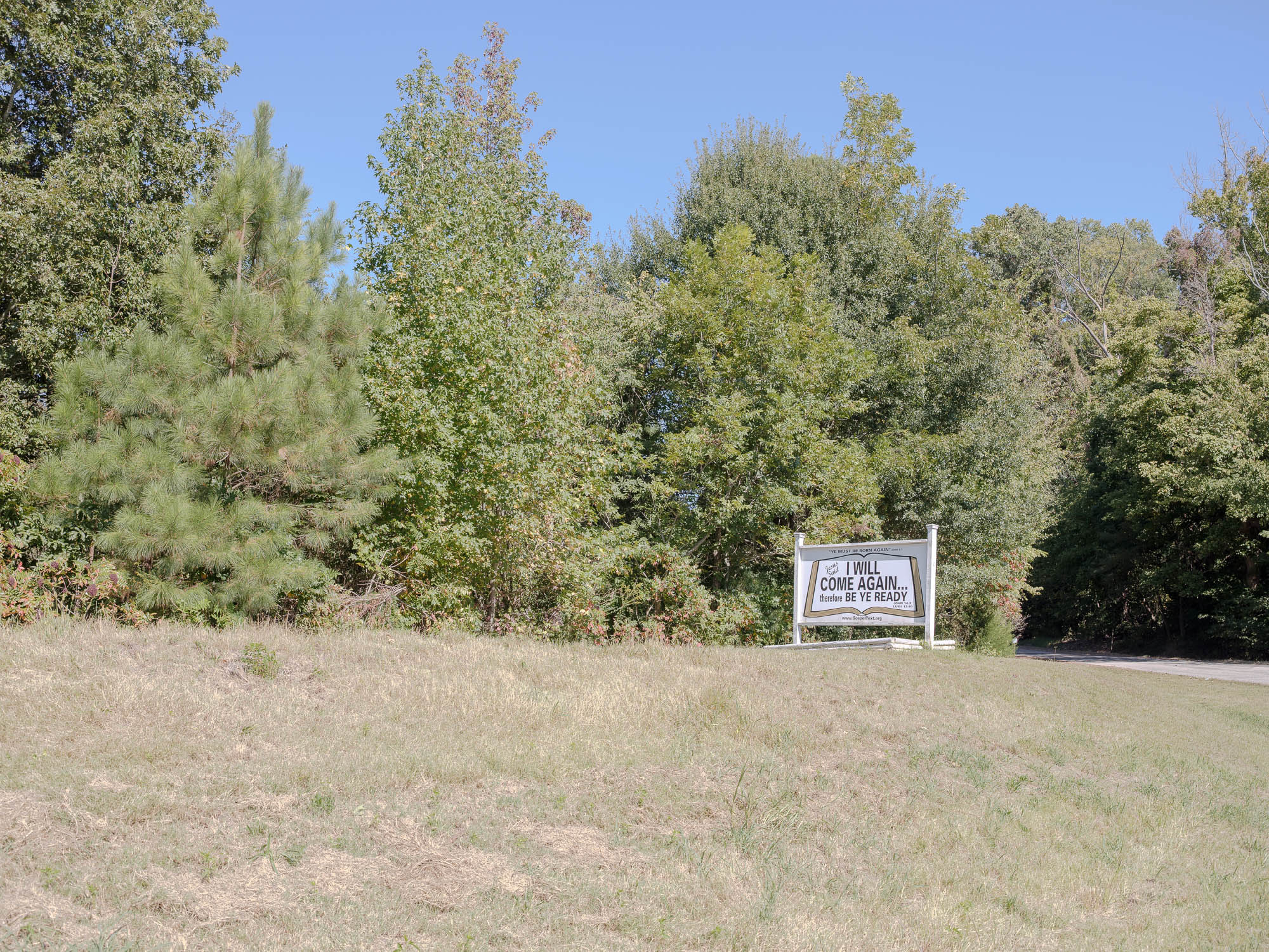 sign with religious message