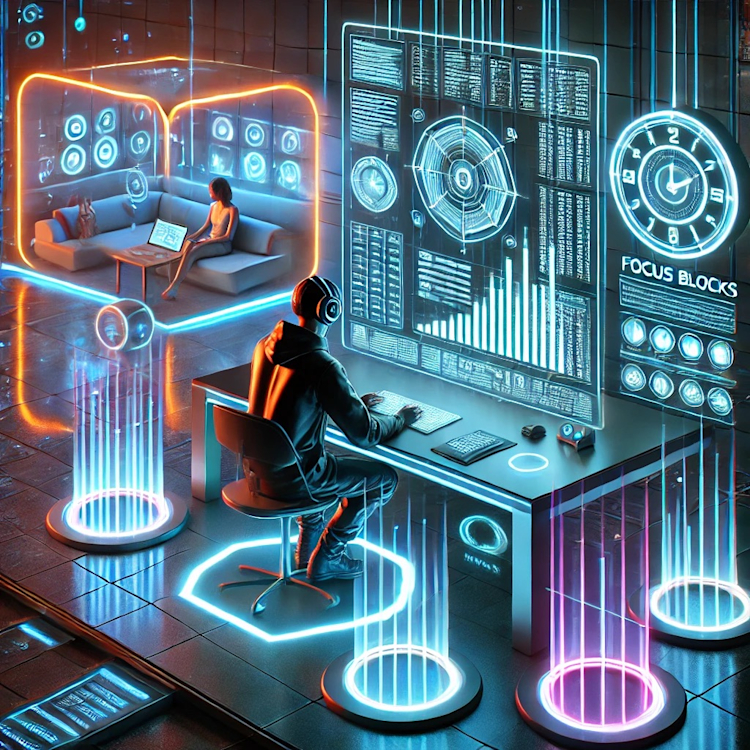 Technopunk focus blocked world Technopunk focus blocked world