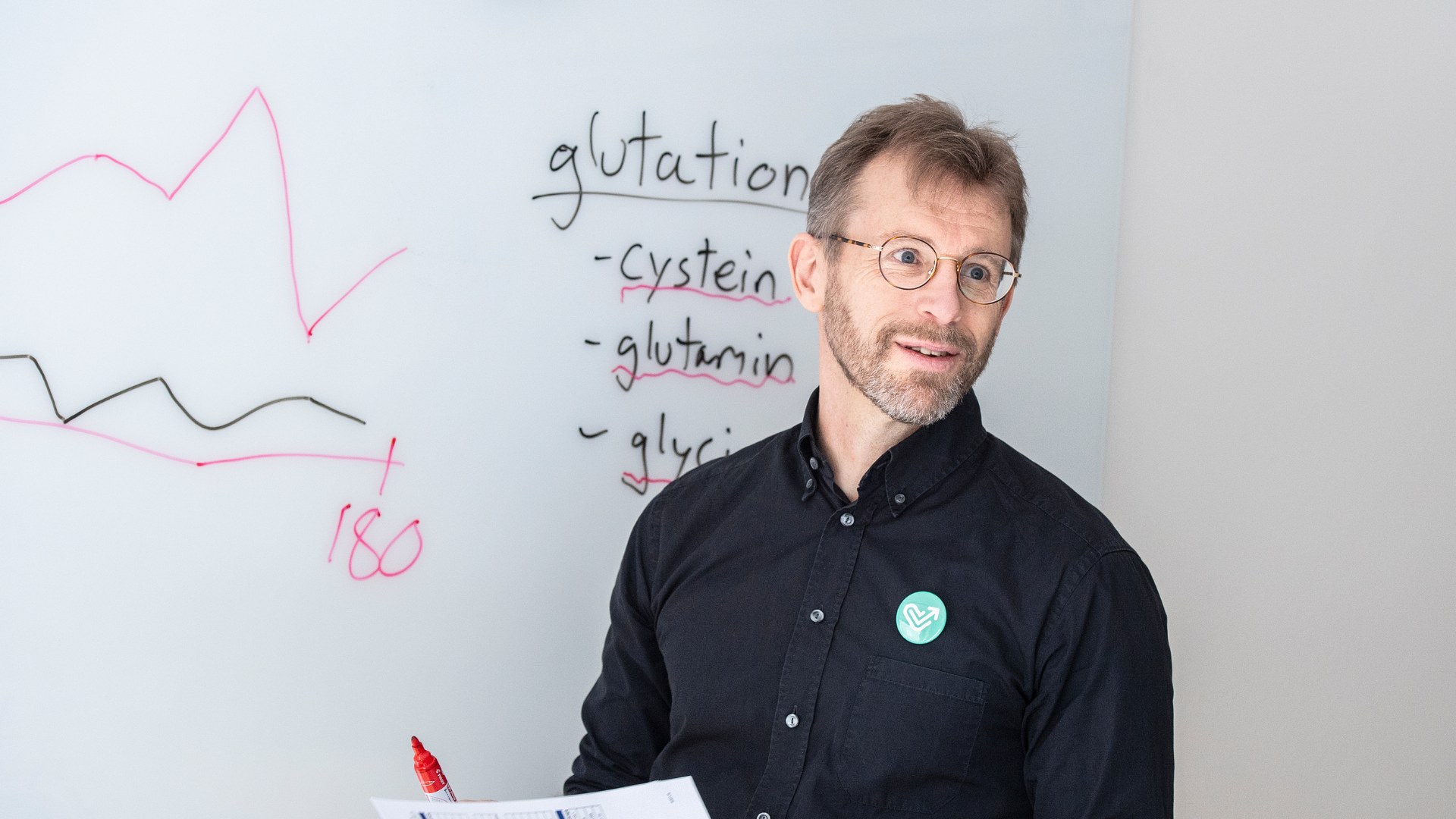 Peter Martin föreläser framför white board