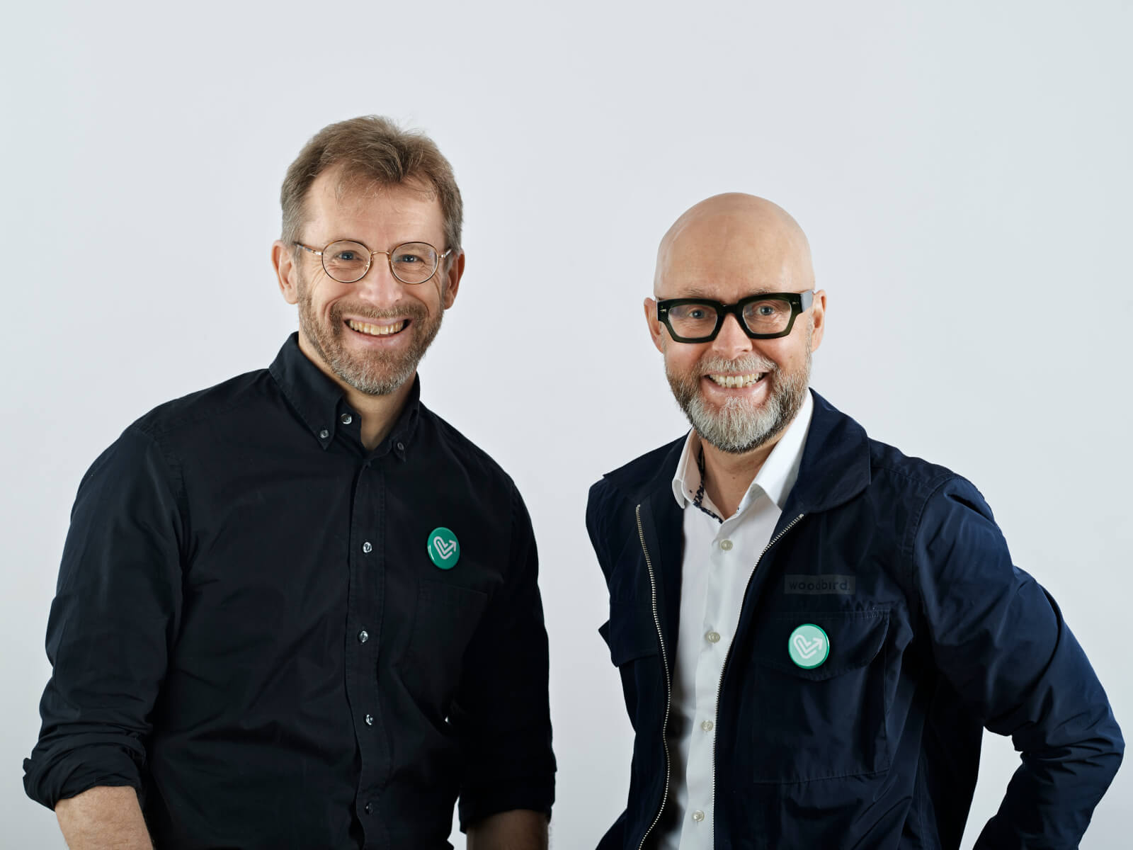 Peter och Martin är glada