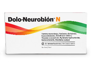 Parte frontal de empaque de Dolo-Neurobión N