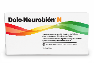 Parte frontal de empaque de Dolo-Neurobión N