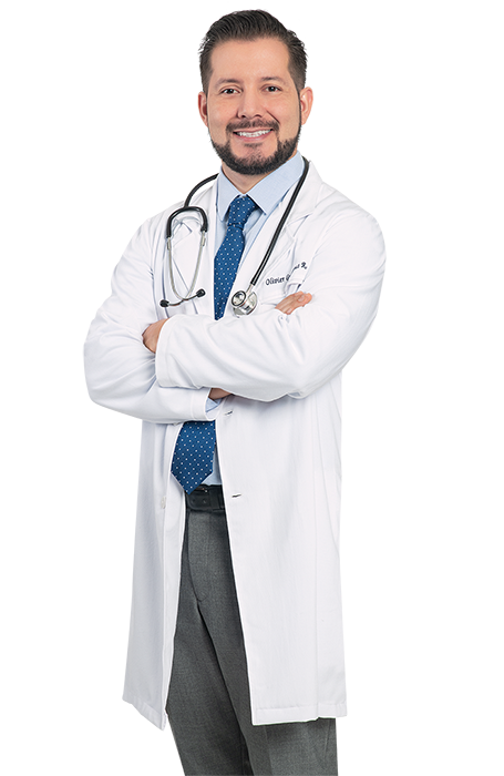 Médico sonriendo