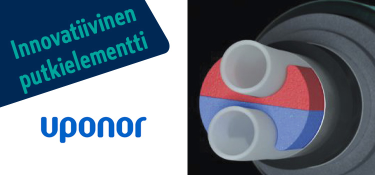 Banneri - ajankohtainen LVIKE-tuote - Uponor Ecoflex VIP 08-2024