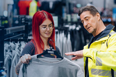 Työvaatteet painatuksella meiltä
