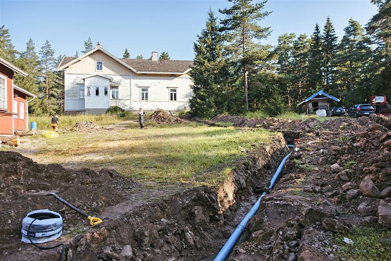 Artikkelikuva Jätevesiratkaisu Kyläkoulun piha
