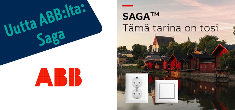 Banneri - ajankohtainen sähkötuote - ABB Saga 11-2023