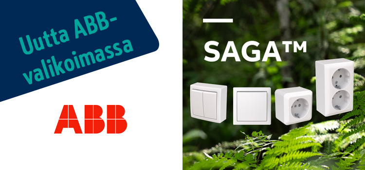 Banneri - ajankohtainen sähkötuote - ABB SAGA 05-2024