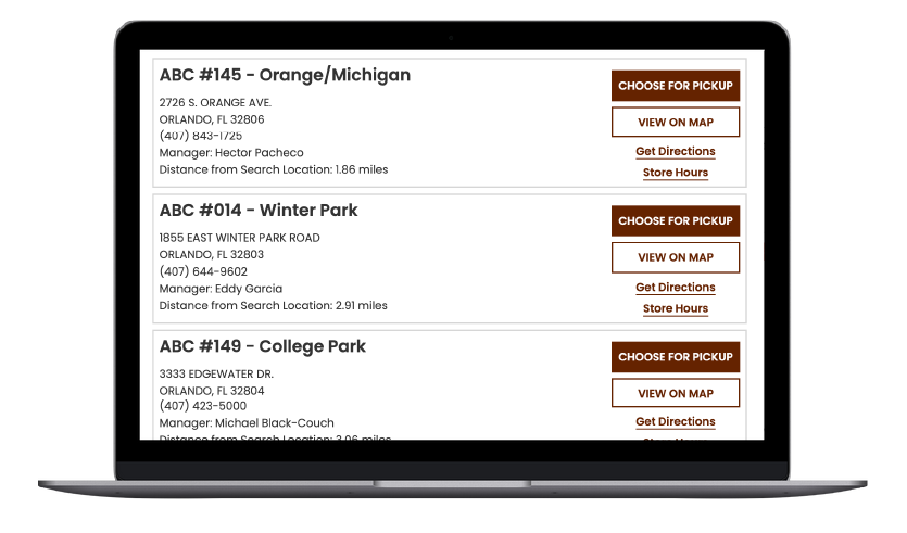 ABC Fine Wines BOPIS Locations