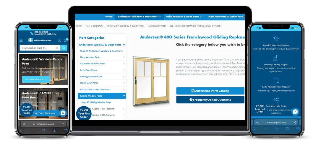 Window Parts Homepage