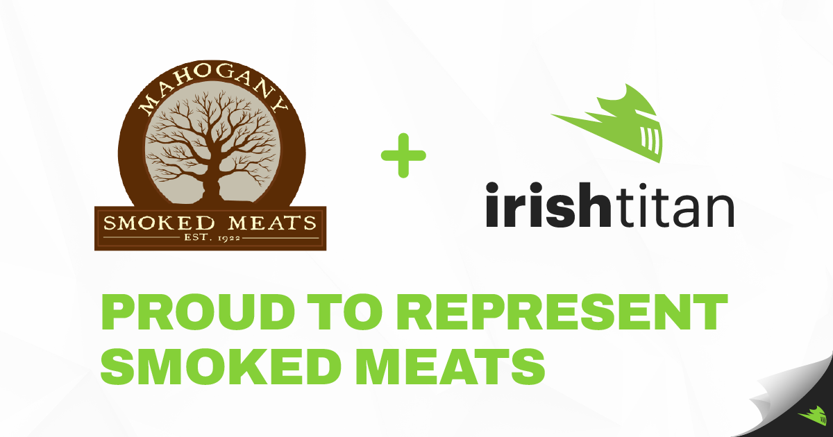 Smoked Meats + Irish Titan logos
