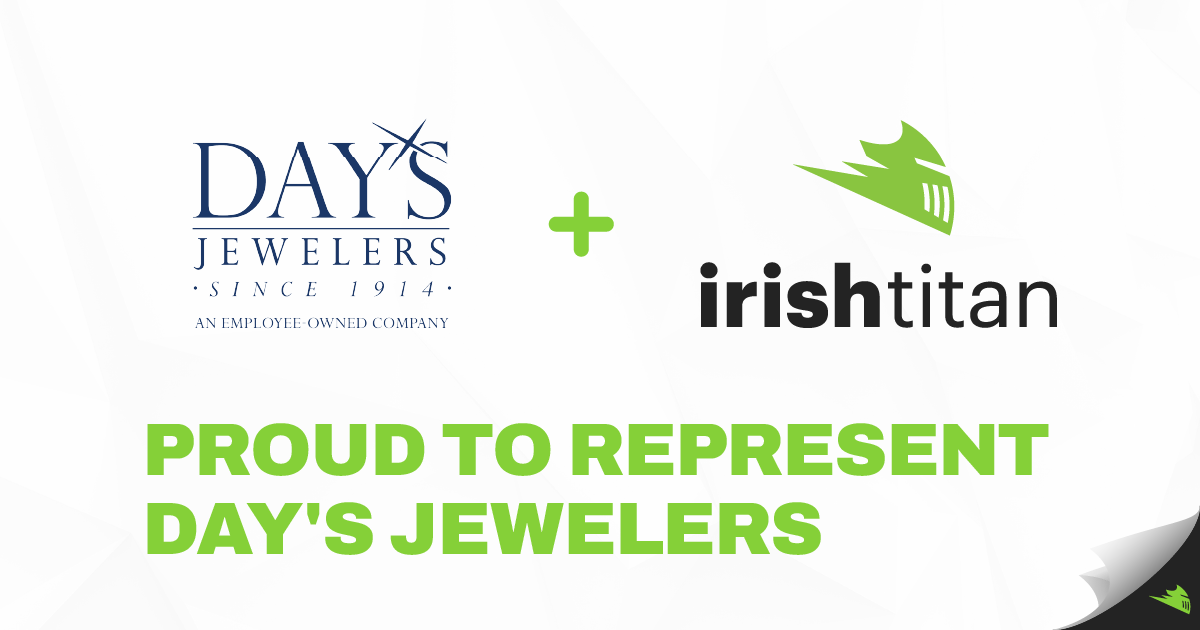 Day's Jewelers + Irish Titan logos for preview image