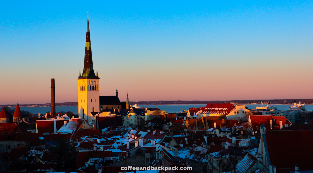 One day in Tallinn, Estonia