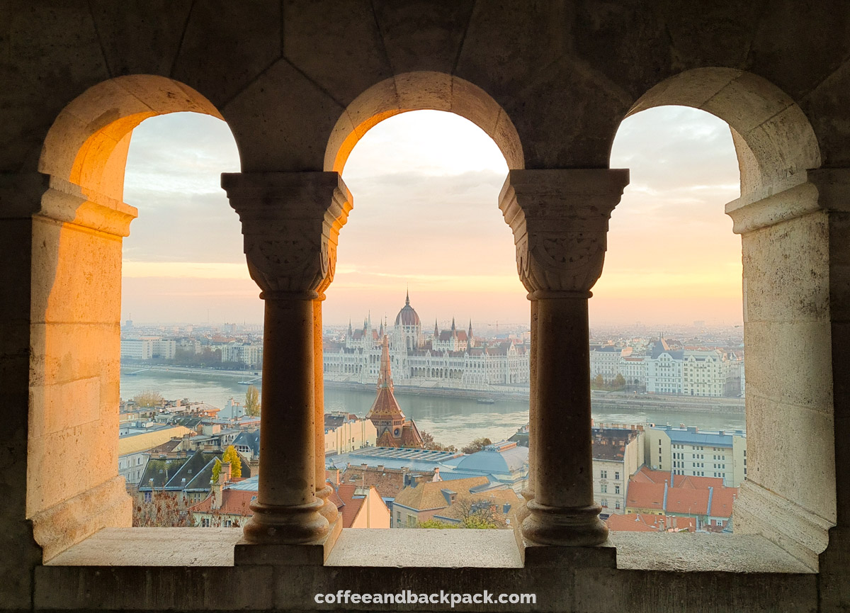 Budapest depuis le bastion des pêcheurs