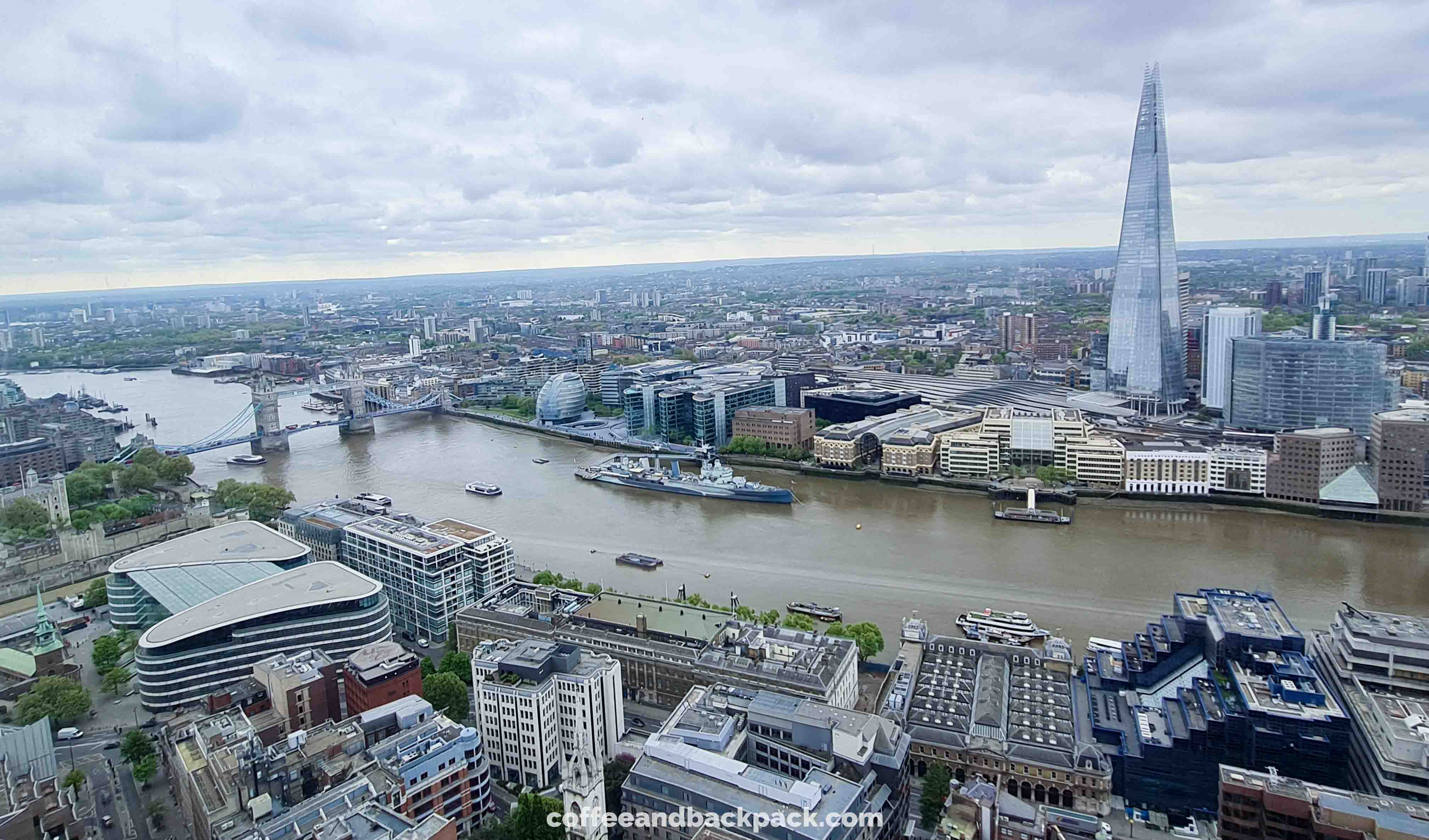 Londres depuis le Sky Garden