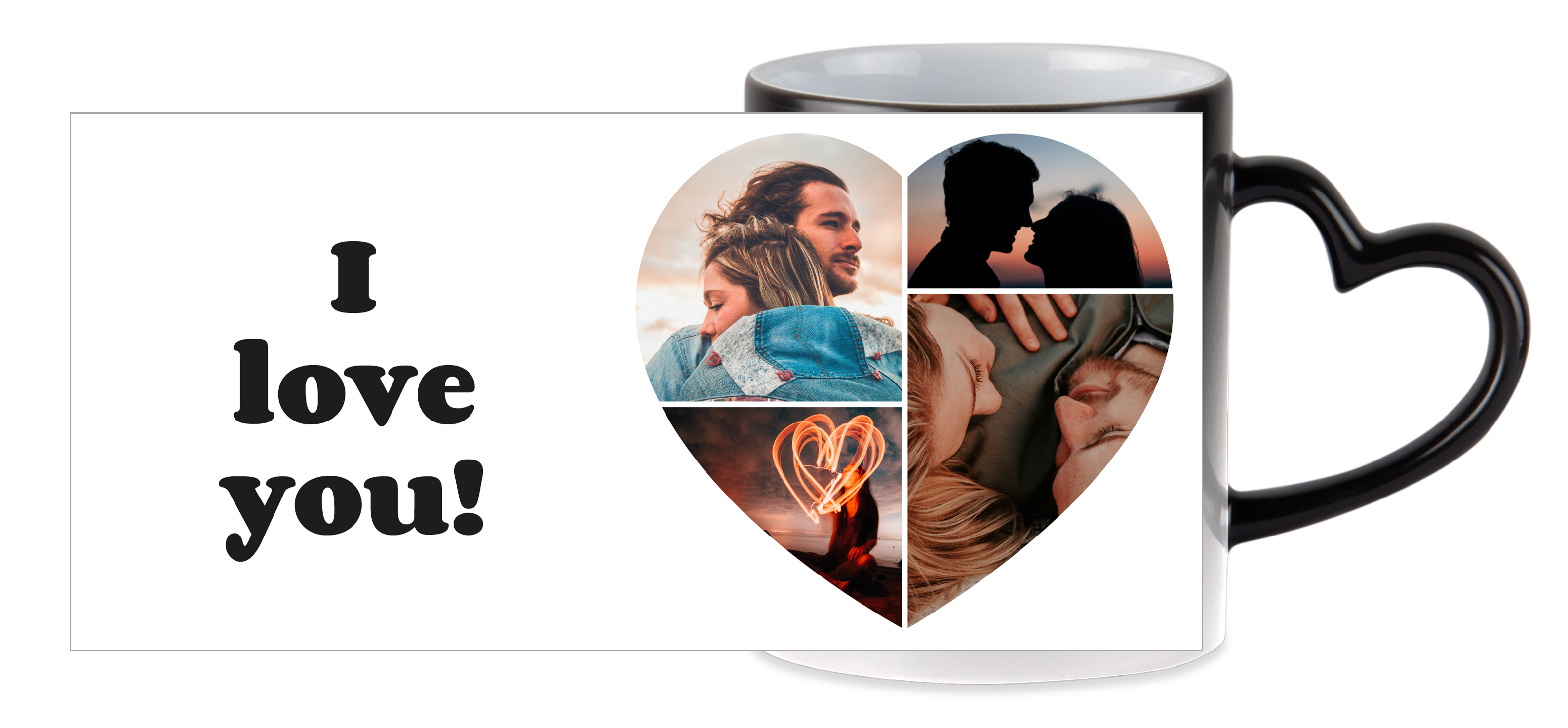 Herz Collage - Magic Herztasse