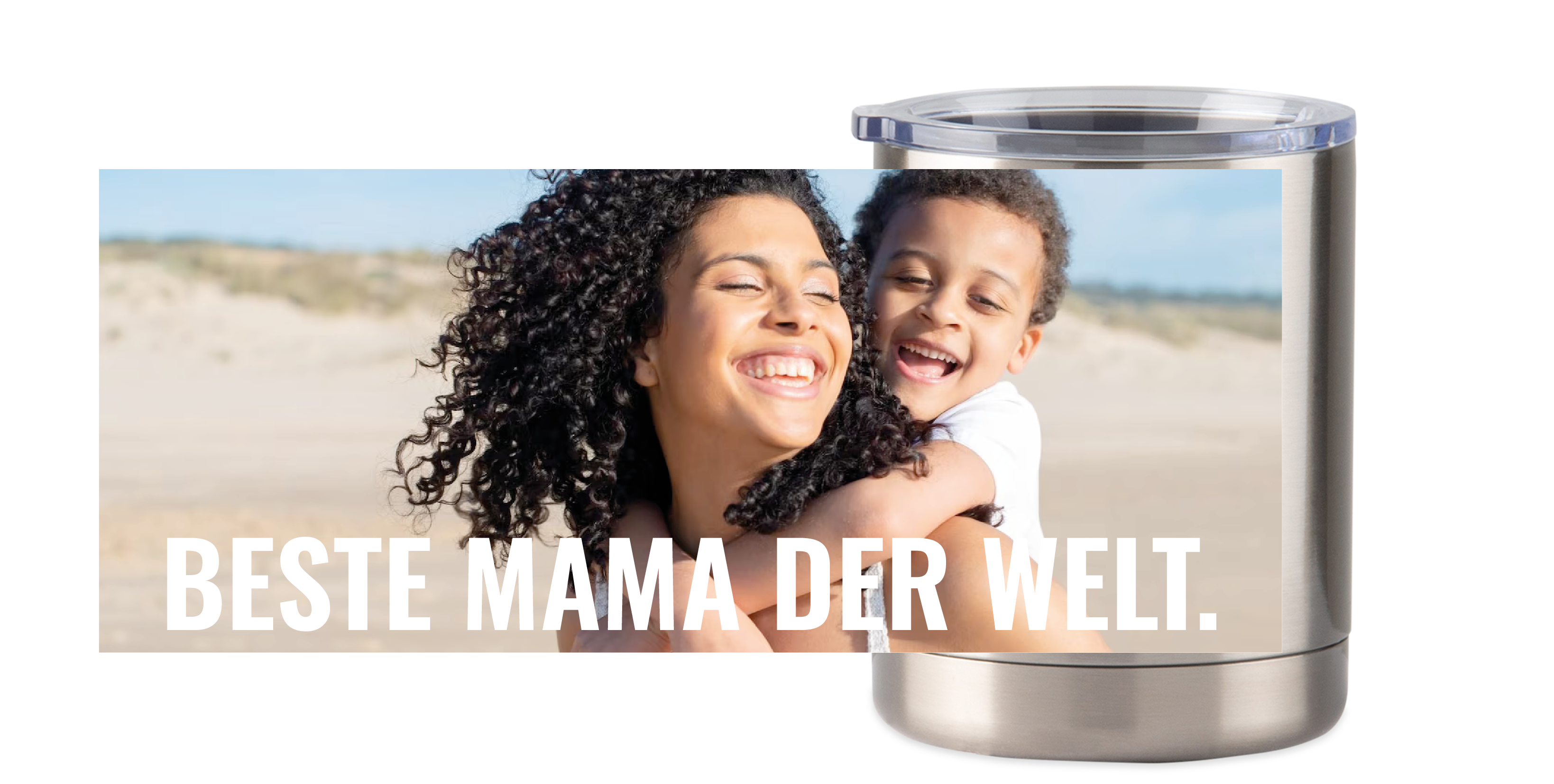 Bild mit weißem Text - ToGo Dose (Stahl)