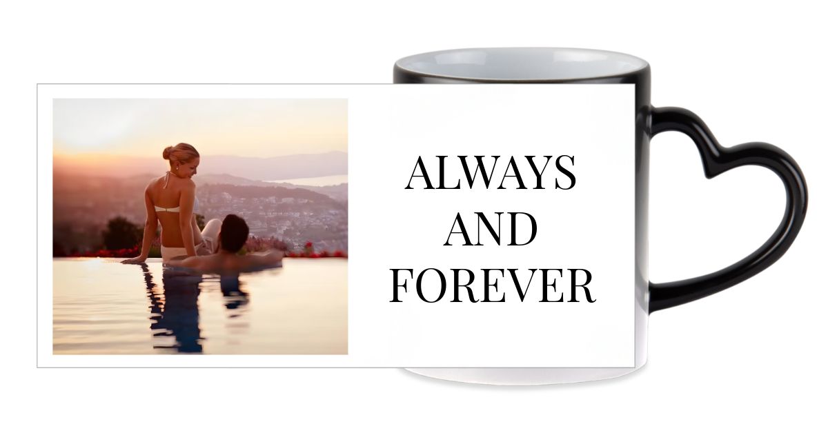 Bild mit Text 3 - Magic Herztasse 