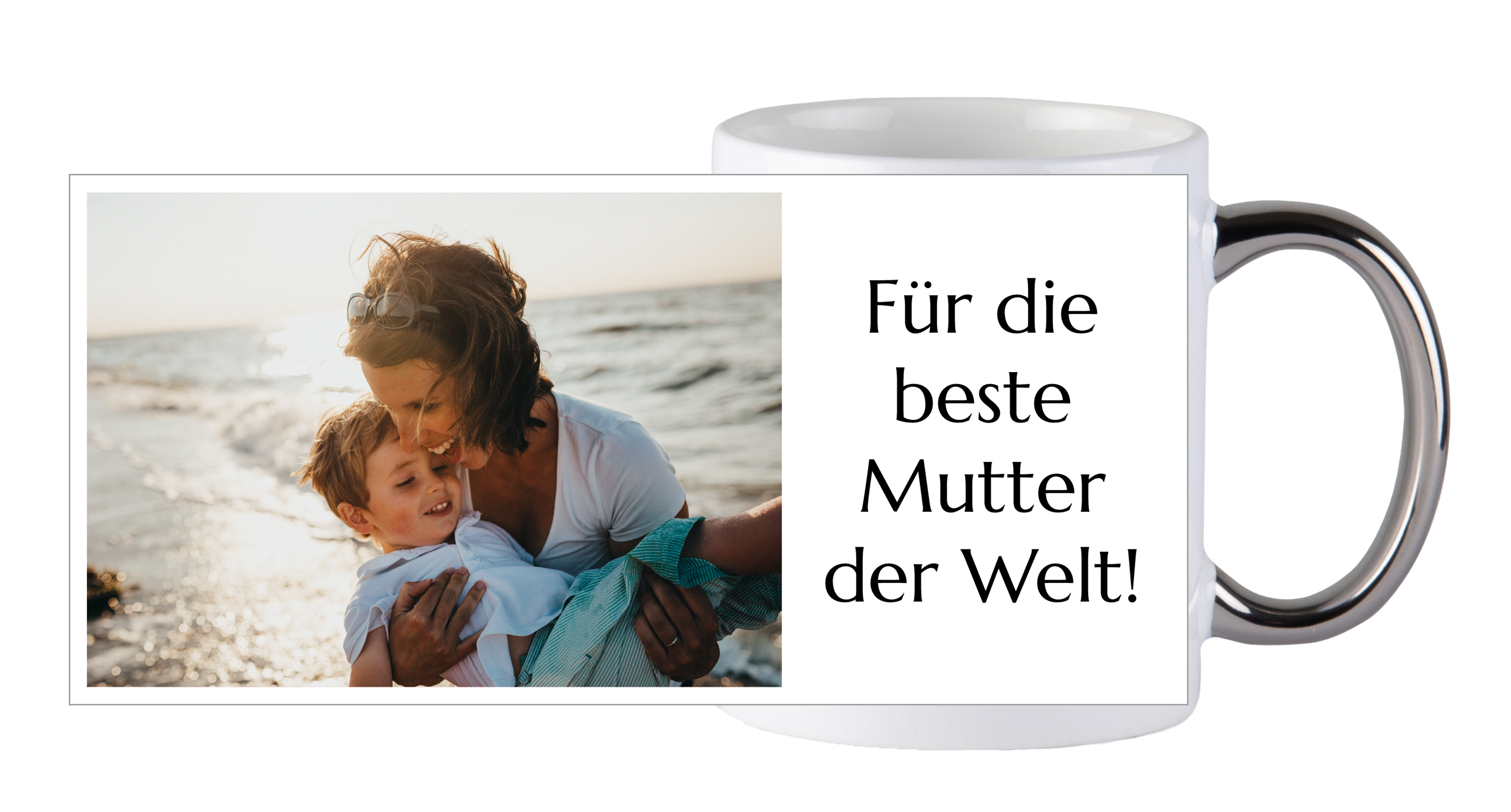 Image avec texte 3 - Tasse avec anse argentée