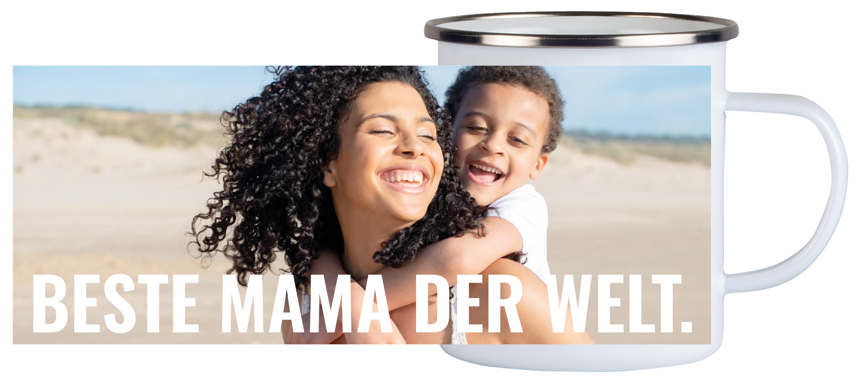 Bild mit Text 4 - Emailletasse