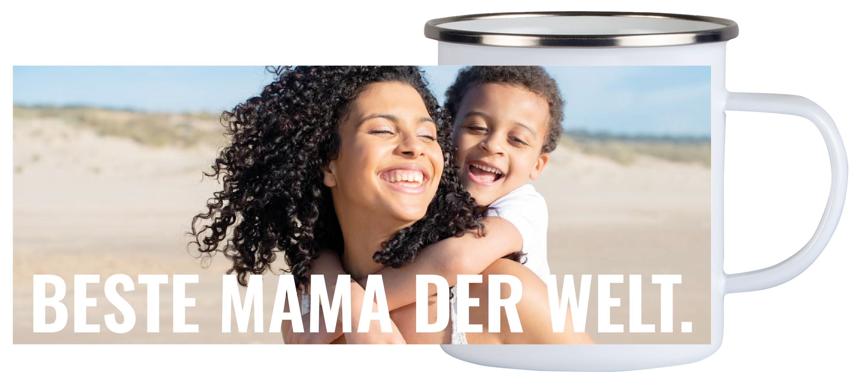 Bild mit Text 4 - Emailletasse