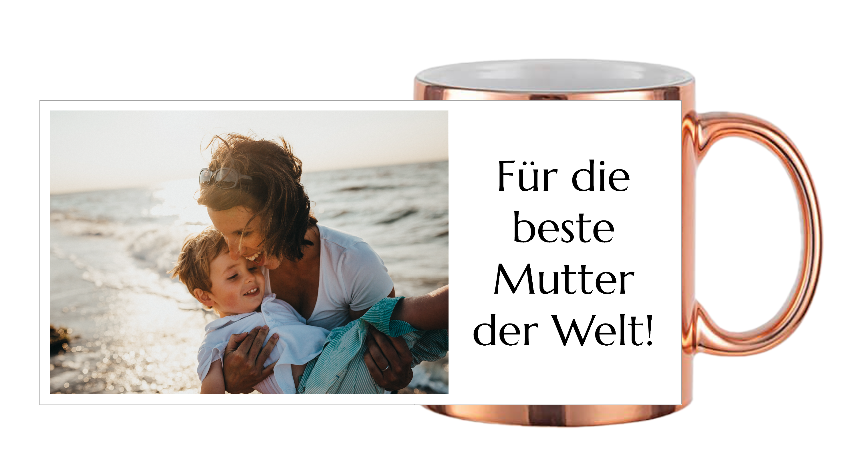 Bild mit Text 3 - Tasse Rose Gold