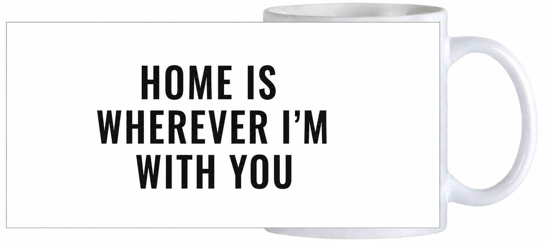 Tasse | Text zentriert