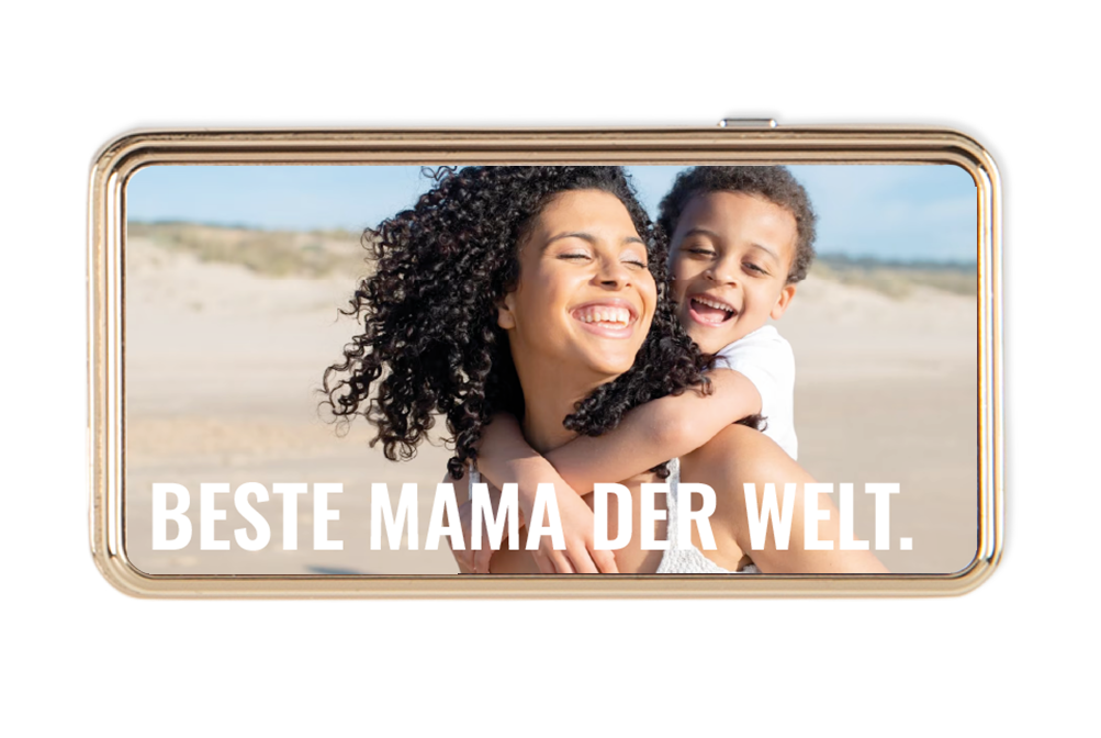 Bild mit Text 4 - Feuerzeug (gold)
