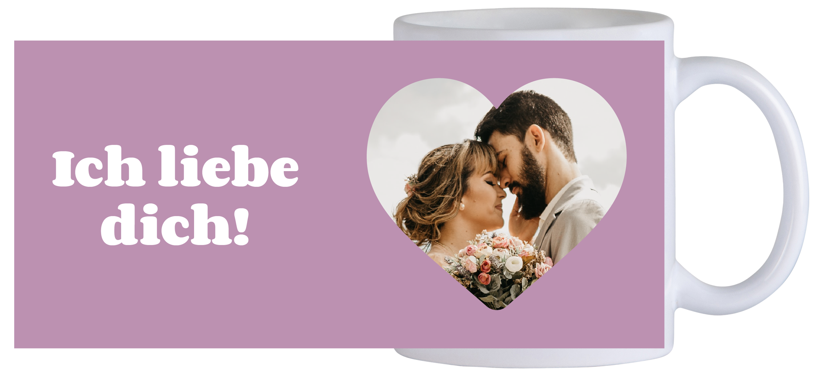 Herz Bild mit Text 2 - Tasse