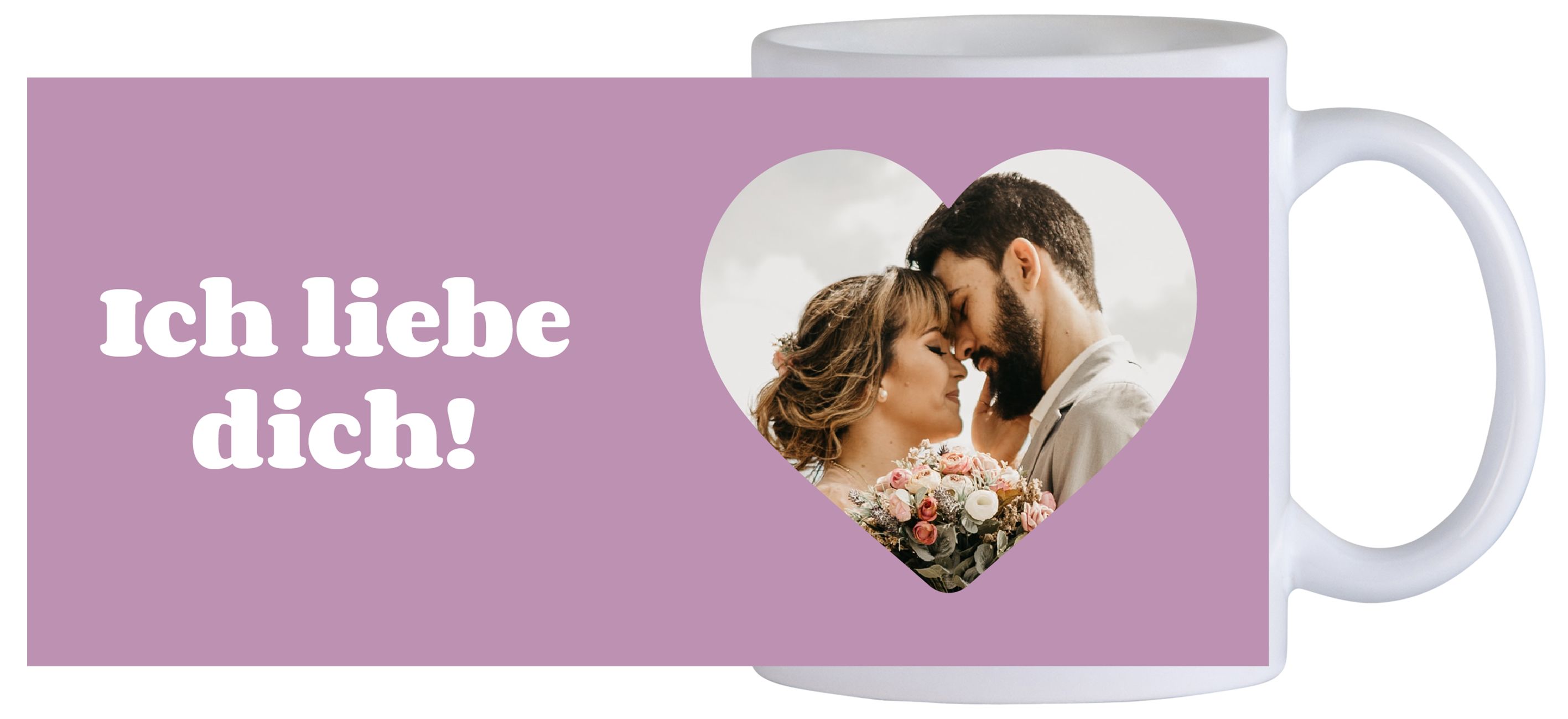 Herz Bild mit Text 2 - Tasse