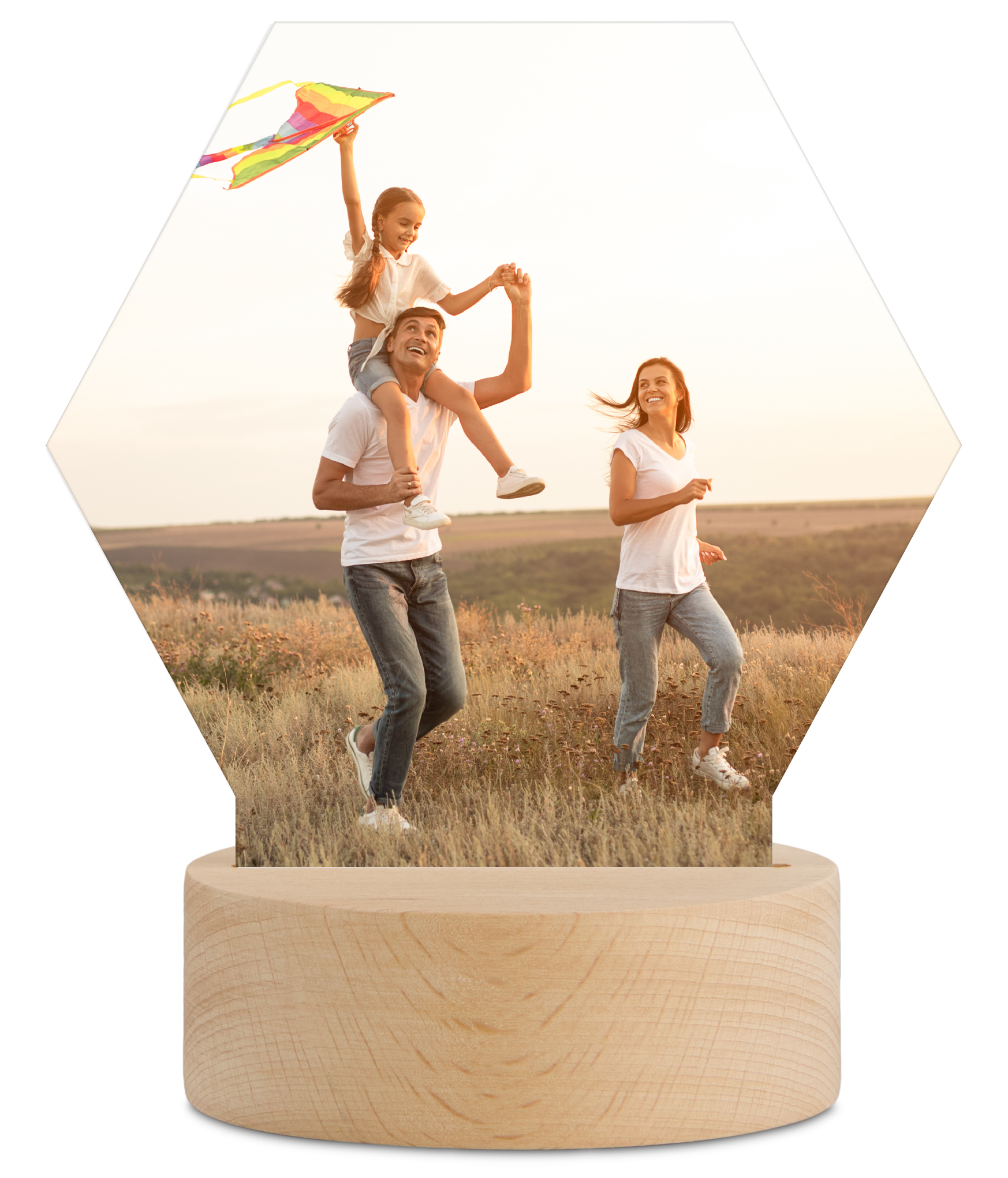 Tableau photo Hexagon | 1 image