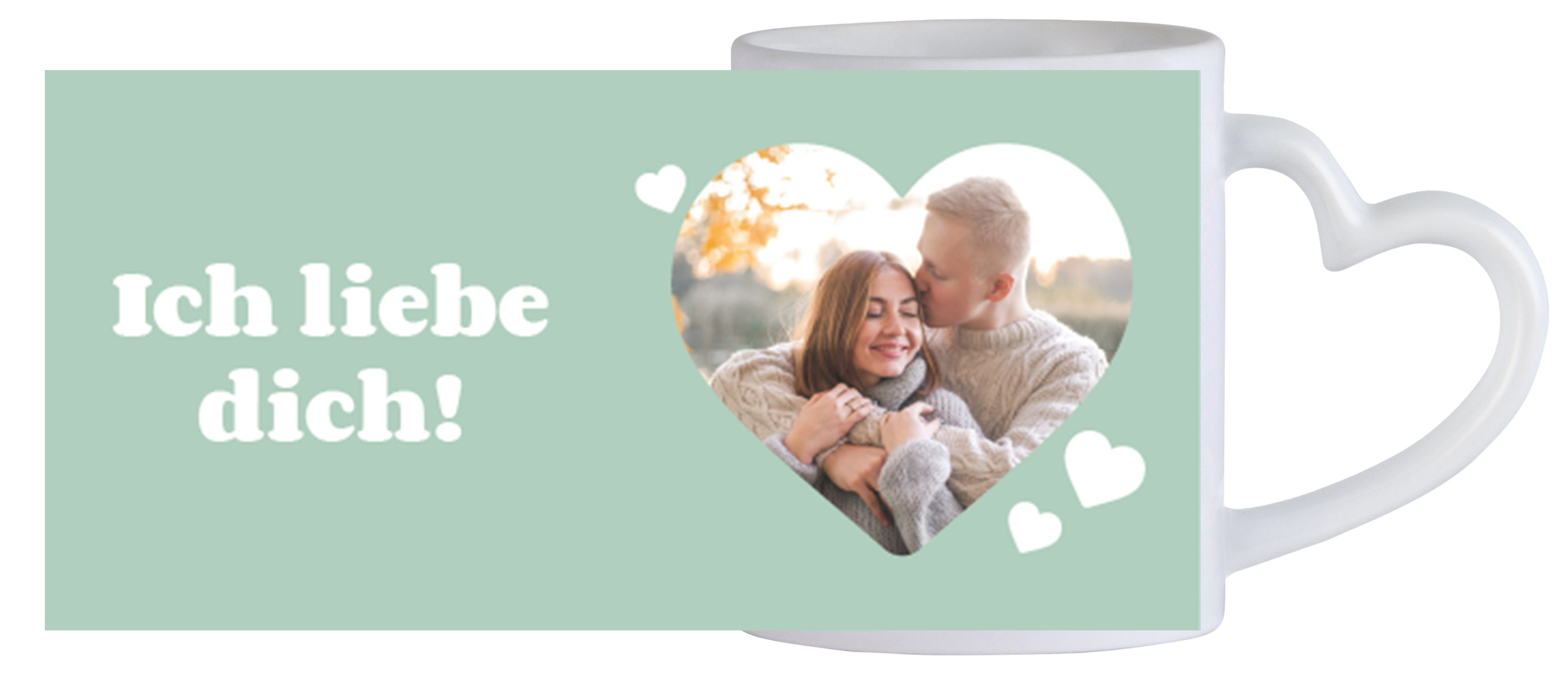Image coeur avec texte - Tasse coeur