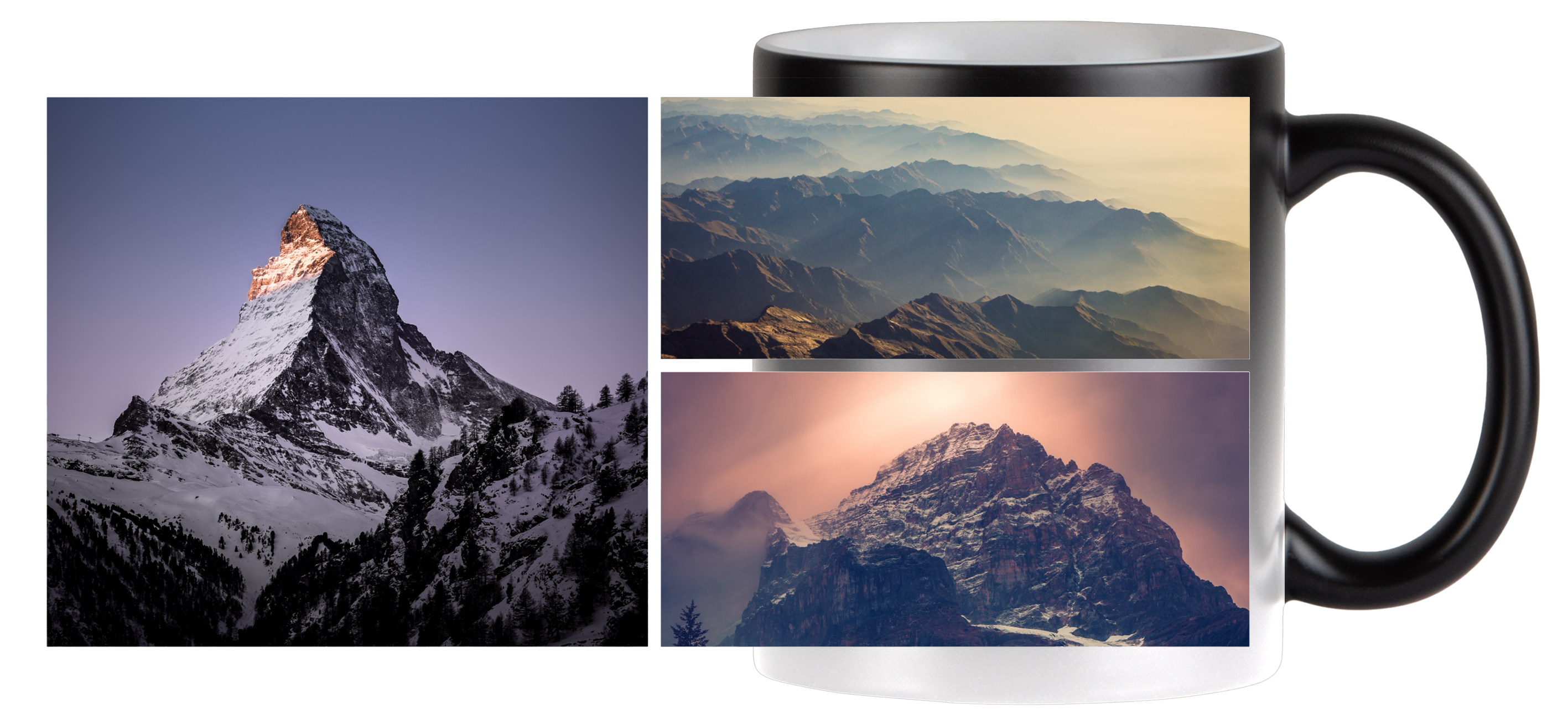 3 images - Tasse magique