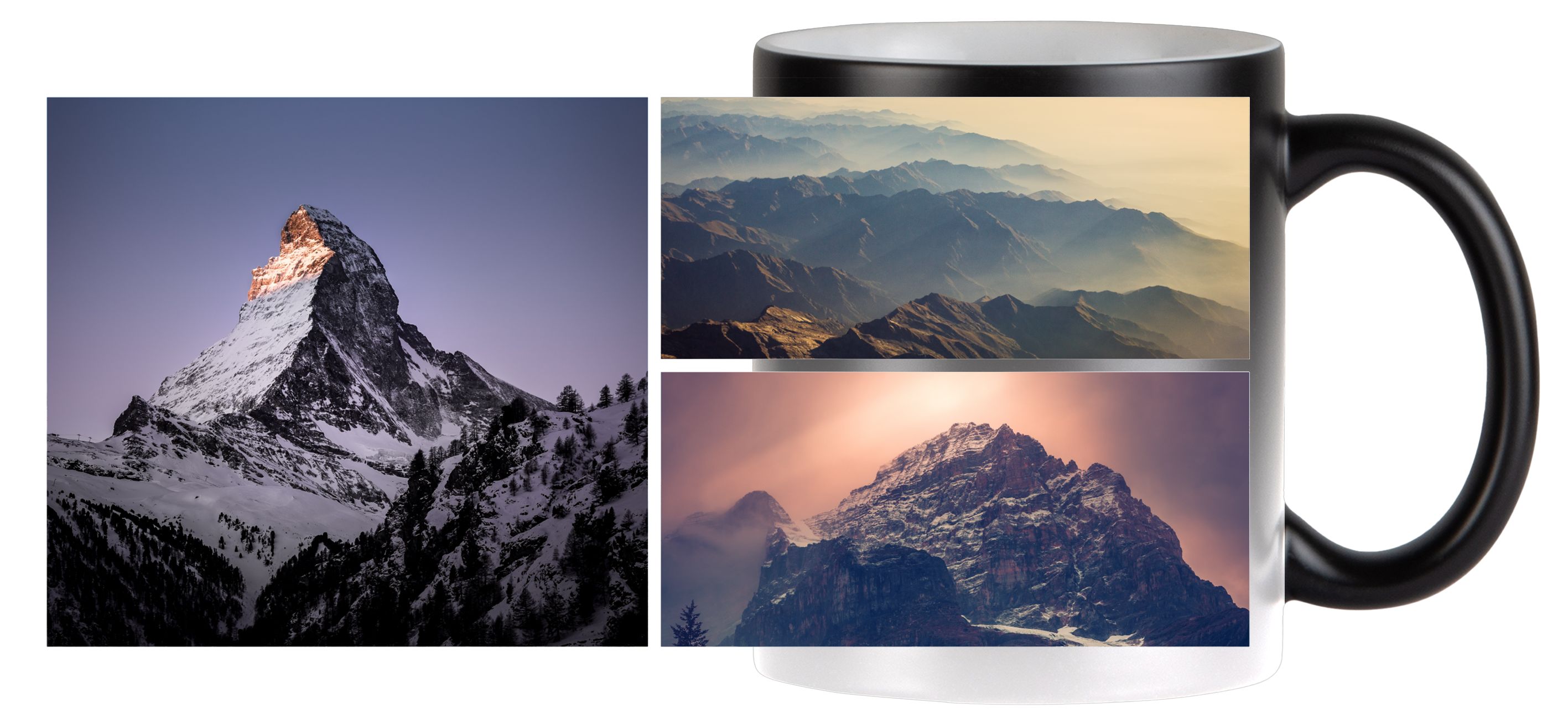 3 images - Tasse magique