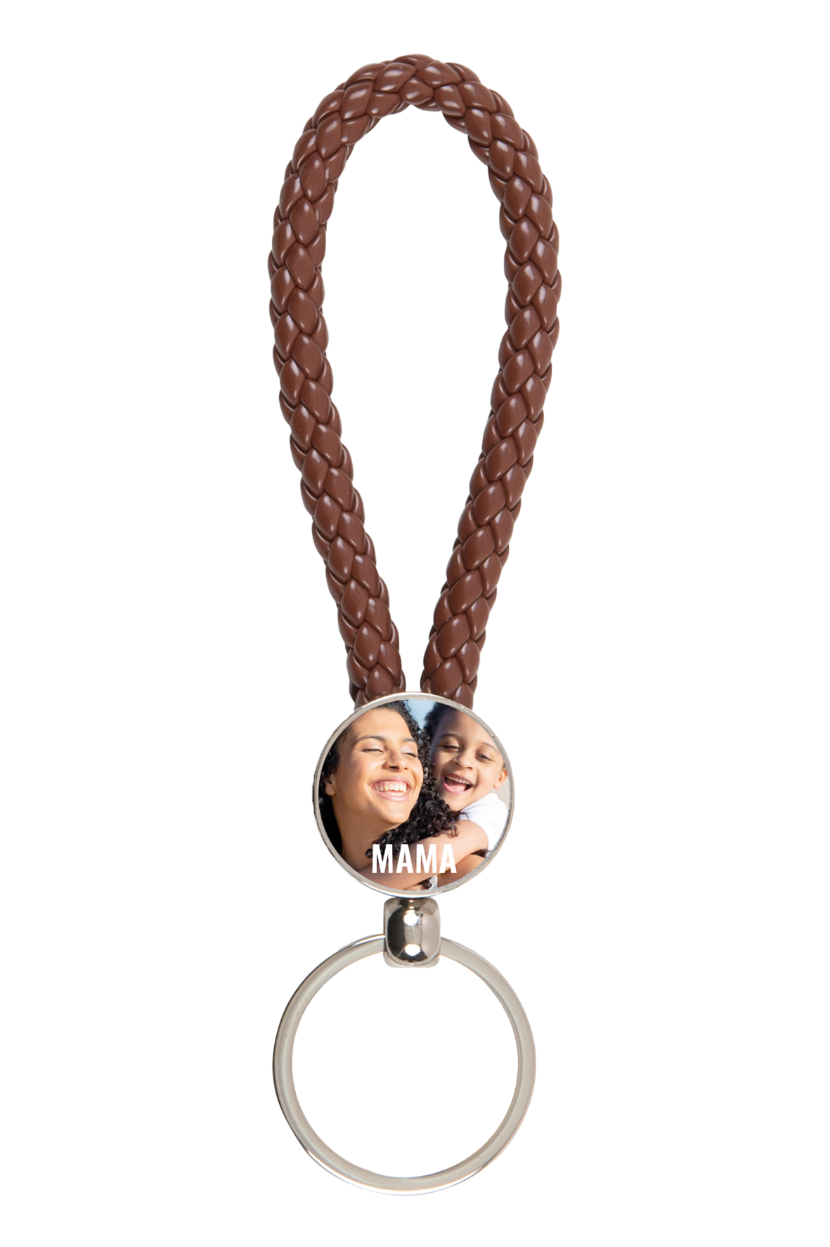 Image avec texte blanc - Pendentif rond