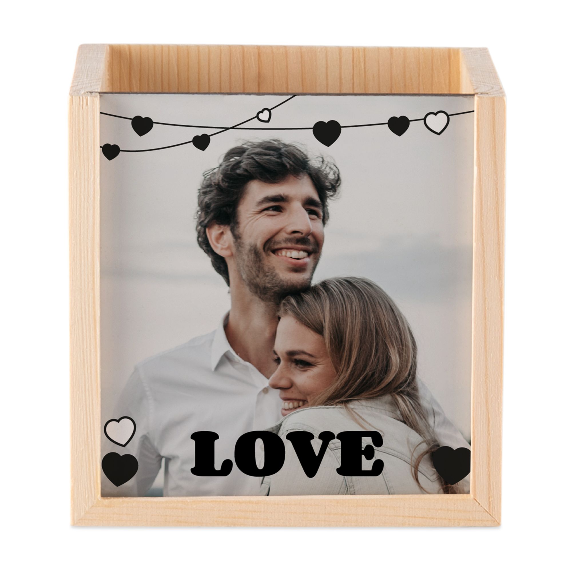 Tableau avec des coeurs - Porte-stylo