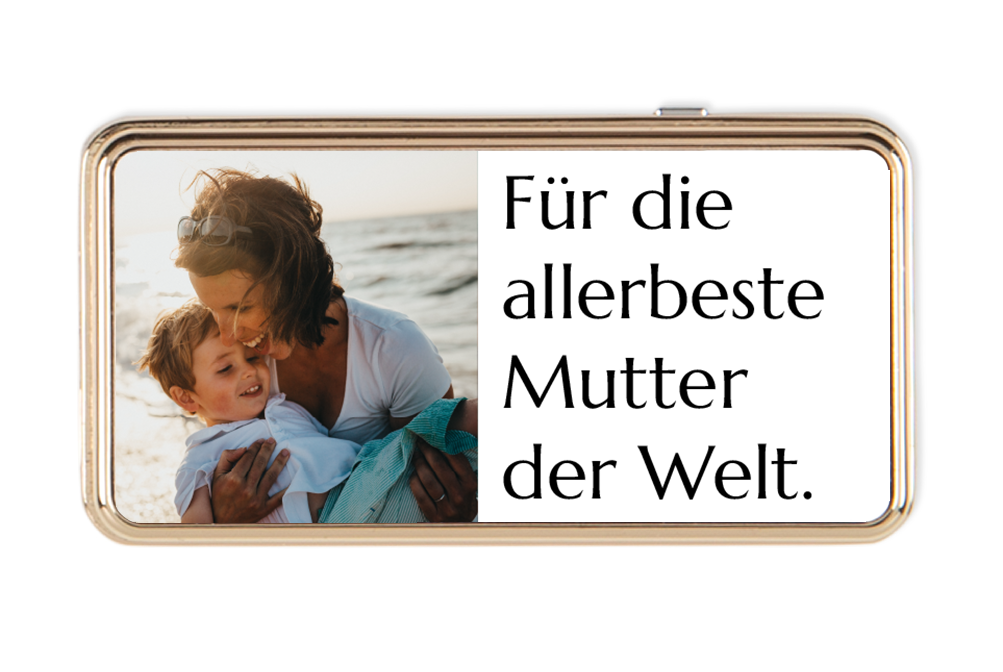 Bild mit Text 3 - Feuerzeug (gold)