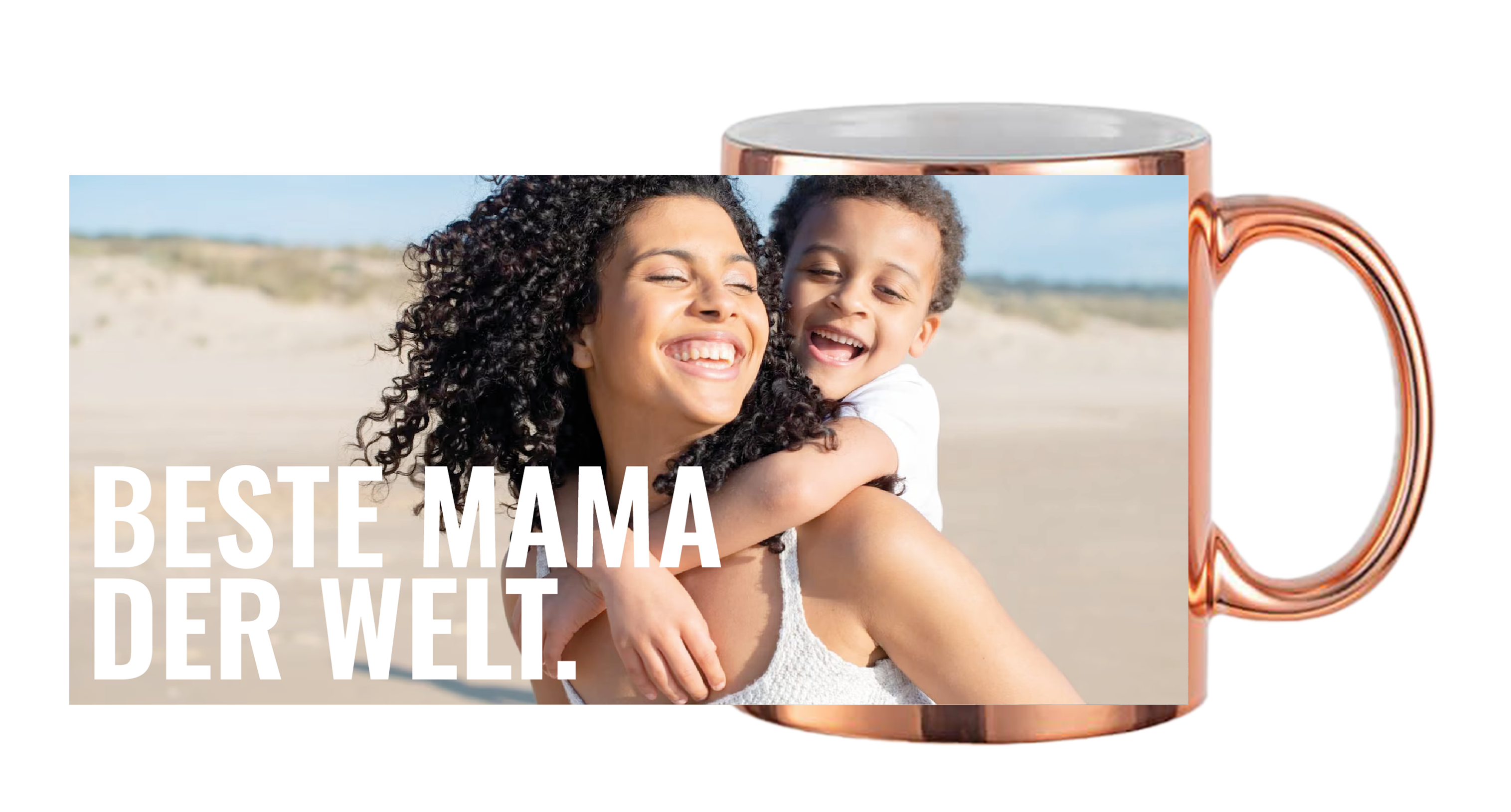 Bild mit Text 4 - Tasse Rose Gold