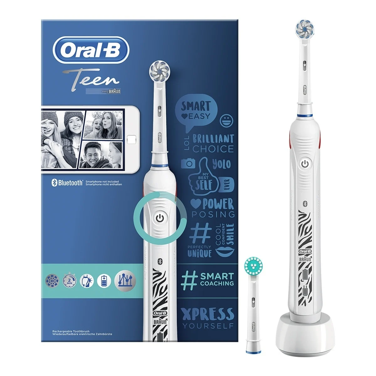 Oral-B TEEN Fehér Elektromos Fogkefe 