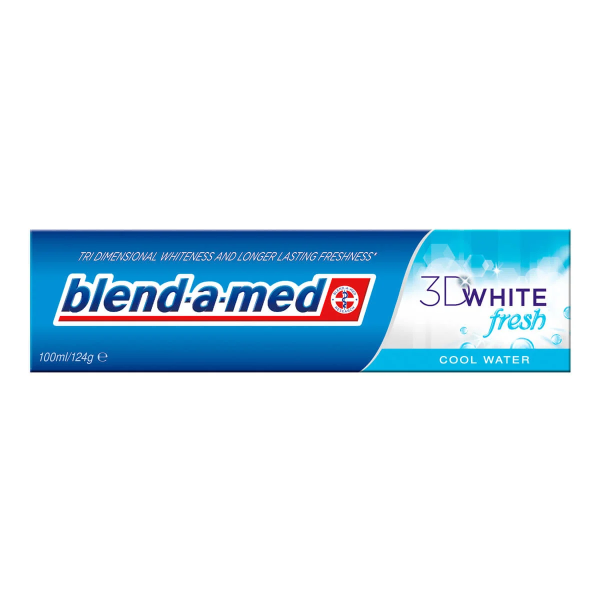 Blend-a-Med 3D White Fresh, Cool Water, fogkrém 