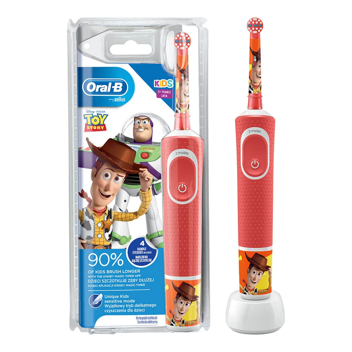 Oral-B Kids Toy Story Elektromos Fogkefe 